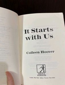 It Starts With Us by Colleen Hoover