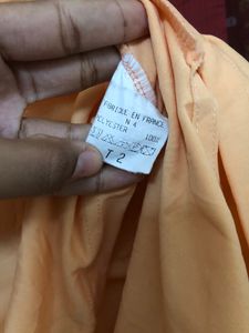 Tan Colour Short Sleeve Top