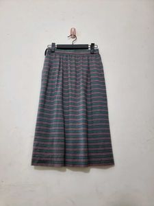 Striped Midi Skirt (Imported)