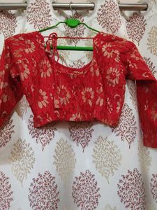 Red Floral Blouse❤️