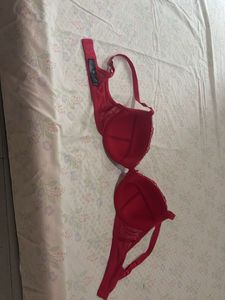 Red Lace Bra