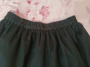 Elegant Black Tulle Skirt