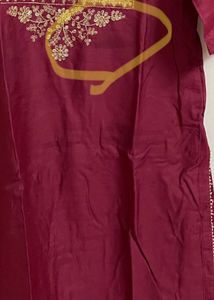 Red Kurta Pant Pair