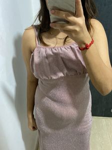 Sparkly Pink Maxi Dress