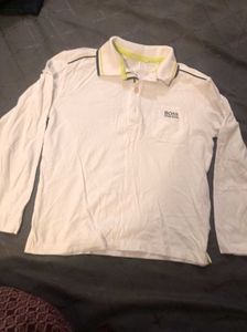 BOSS Long Sleeve Polo Shirt