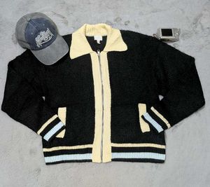 H&amp;M varsity zip-up cardigan