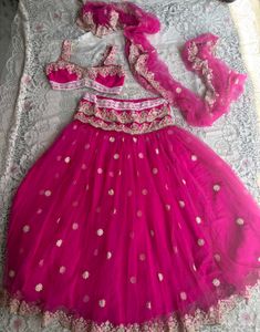 Gorgeous Pink Lehenga Choli Set