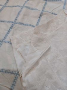 White Pinteresty Lace Kneelength Skirt