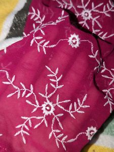 Pink Embroidered Ethnic Anarkali Wear For Women