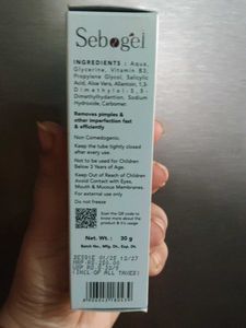 Sebogel for Pimples
