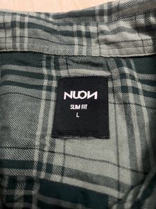 Mens Green Check Shirt “NUON”, West Side
