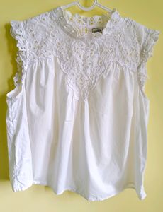 🍒White Pinteresty Top