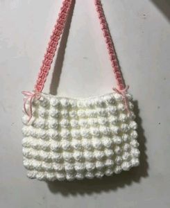 Chrochet Popcorn Bag