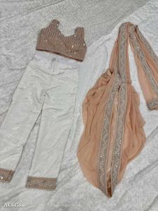 Ready To Wear Pant Saree Send Offer
