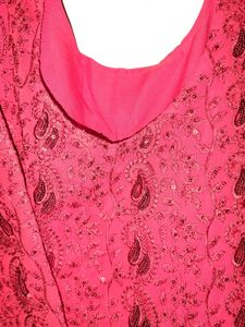 Anarkali Embroidery Sequence Work Suit Set