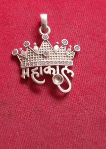 Mahakal Pure Silver Pendant
