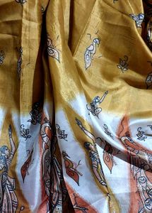 Yellow And Maroon Silk Sarees