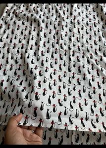 Cat print tunic