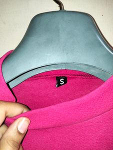Magenta Pink Crop Top