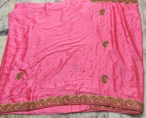 Moti Work Border Saree