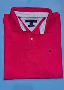 Tommy Hilfiger Pink Polo Shirt