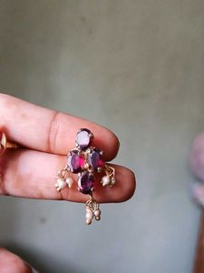Earring with tassle