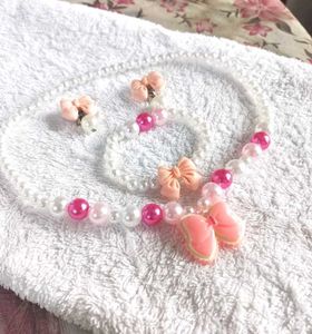 FIRSTCRY Cute bow Jewelry Set