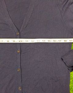 New Navy Blue Cardigan Sweater