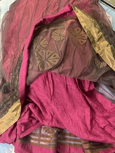 Designer Anarkali With Net And Patch Work Duppata