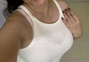 White Ribbed sleevless Top