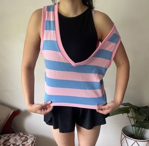 Cute Striped Tank Top
