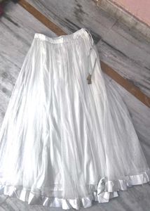 White Blouse and Lehanga