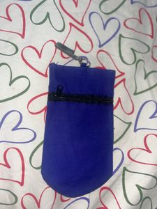 Bohemian Mirror Work Embroidered Pouch - Handmade