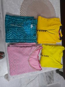 4 Used Kurtis