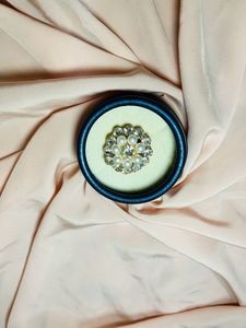 Pearl With Stone Ring