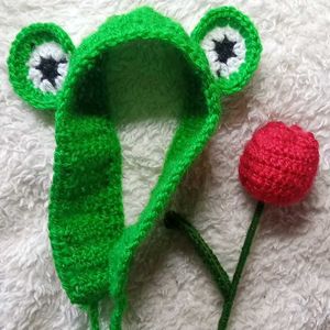 Crochet Frog Headband