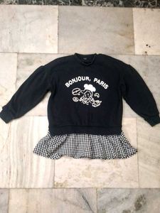 Bonjour Paris Graphic Dress