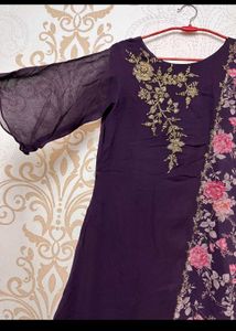 Beautiful Purple Kurta Set