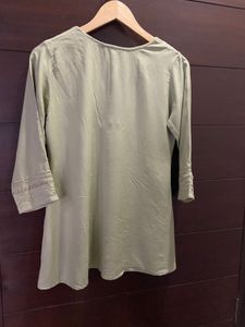 Elegant Green Tunic Top (M)