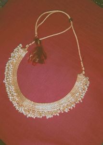Maharani Necklace, Gold-Plated Jewellery,Pearl