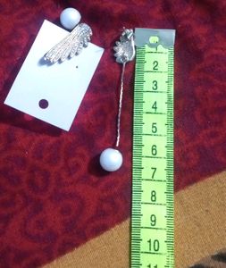 Pearl Wings Earring