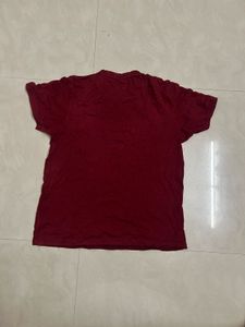 Maroon Graphic Tee