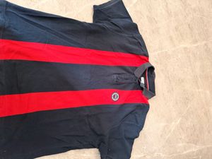 USPA Striped Polo Shirt