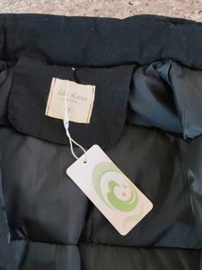 Black Hooded Winter Parka