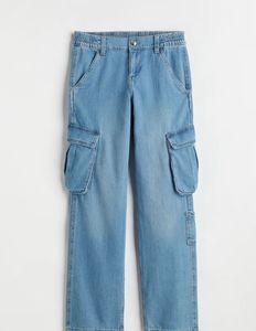 Low Rise Cargo Jeans
