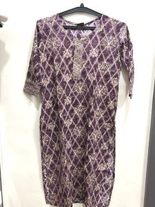 Elegant Purple Kurta