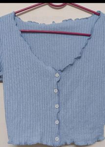 V Neck Cute Top Cum Cardigan