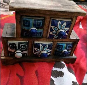Wooden / Ceramic Drawer Organizer No Coins