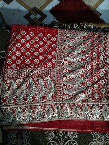 Heavy Work Bridal Wear Saree