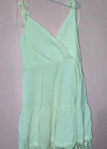 White Backless Dress
